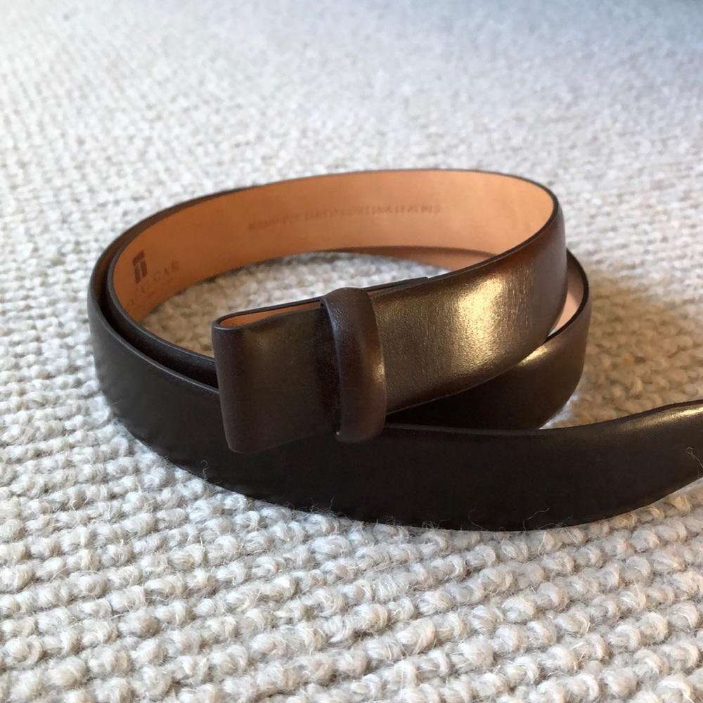 Trafalgar Hand Polishes Leather Belt. Size 36.